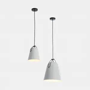 LEDS-C4 Suspension Napa, Ø 28 cm, gris pas cher