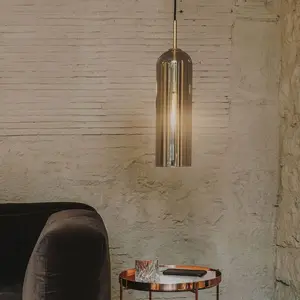 Comparateur de prix : Suspension, Suspension Glam en verre fumé transparent en Verre, Leds C4