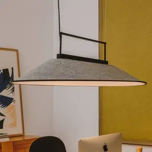 LEDS-C4 Shoemaker suspension LED ovale, gris clairVendu parluminaire