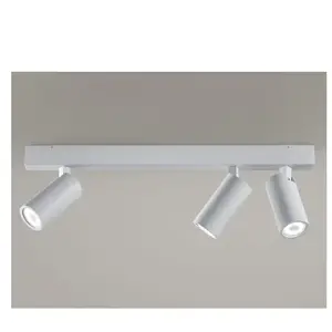 LedsC4 Leds c4 simply 3 corps spotlight 4 light bar métallique noir gu10 7w pas cher