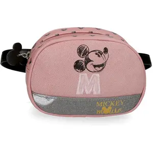 Disney Mickey The Blogger Sac banane petite Rose 17x12x6 cms PVC et polyesterVendu paramazon