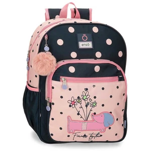 Enso Friends Together Sac à Dos Scolaire Adaptable à Chariot Rose 30 x 38 x 12 cm Polyester 13,68 l, Rose, Sac à Dos Scolaire Adaptable à Chariot pas cher
