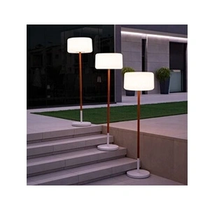 Comparateur de prix : Newgarden Chloe Plant Lampe sur pied solaire en bois
