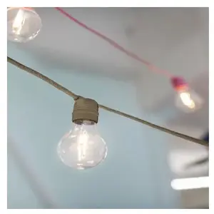 Comparateur de prix : Newgarden Allegra guirlande solaire LED câble jute