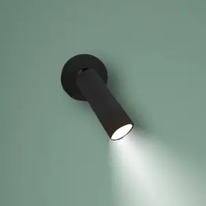 Comparateur de prix : Applique murale LED rechargeable Newgarden Roll 4, noir, orientable