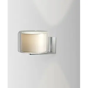 Comparateur de prix : Marset MERCER-Applique murale Verre Opalin L24.3cm Gris