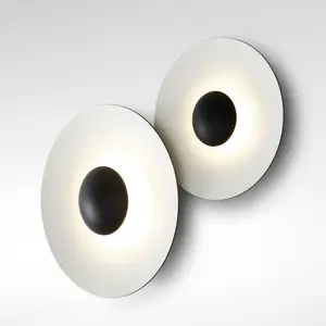 MARSET Ginger 42C applique murale LED Ø42cm chêne/blancVendu parluminaire