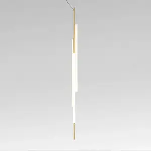 Suspension LED MARSET Ambrosia 175 W/prise 2700 K doréeVendu parluminaire