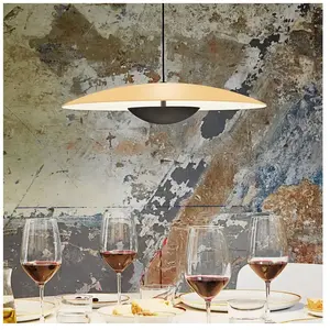 MARSET Ginger LED Suspension, Triac Ø42cm laiton/blanc