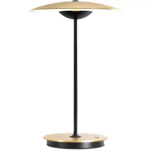 MARSET Ginger Lampe de table LED rechargeable Alu, laiton/blancVendu parreuter