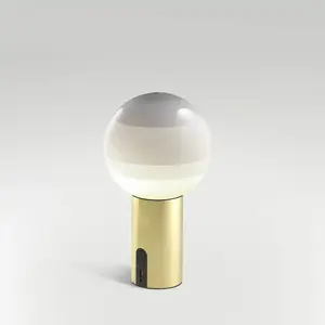 Lampe de table Portable Dipping Light - blanc Marset pas cher