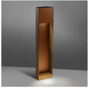 Lampadaire en aluminium gris et cuivré Lab B 60 - MarsetVendu parreuter
