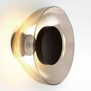 MARSET Aura applique murale LED, Ø 18 cm, gris fumé pas cher
