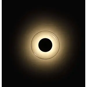 Applique murale LED MARSET Aura, Ø 18 cm, On/Off, translucide pas cher
