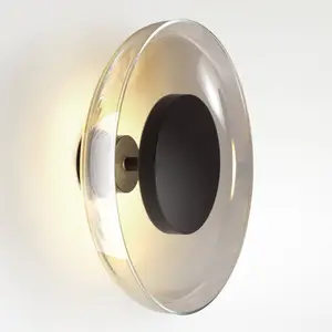 MARSET Aura applique murale LED, Ø 25 cm, gris fuméVendu parluminaire