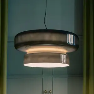 Suspension LED MARSET Bohemia, Triac, gris fuméVendu parluminaire