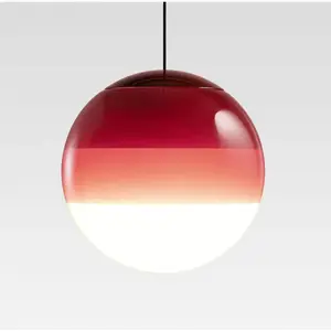 Suspension LED MARSET Dipping Light, Ø 30 cm, rouge bordeaux pas cher