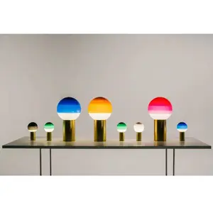 Comparateur de prix : Dipping Light Portable Lampe de Table Green/Brushed Brass - Marset