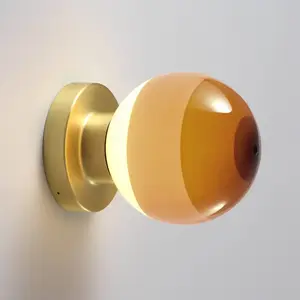 Applique murale LED MARSET Dipping Light A2, crème/laiton pas cher