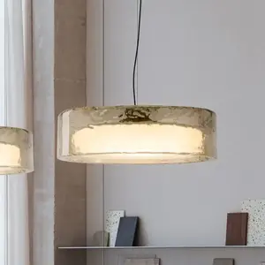 Suspension LED MARSET Ringo, Ø 70 cm, gris fumé, plastiqueVendu parluminaire