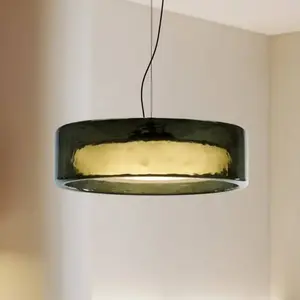 Suspension LED MARSET Ringo, Ø 70 cm, verte, plastique TRIACVendu parluminaire