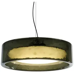 Suspension LED MARSET Ringo, Ø 90 cm, vert TRIAC, plastiqueVendu parluminaire