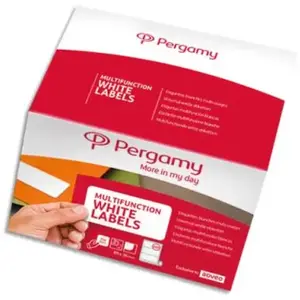 pergamy 900365 Étiquettes d'adresse 89 x 36 mm VE250 Blanc pas cher