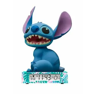 Comparateur de prix : Kids Licensing 3d Lamp Alarm Clock+ Date Stitch One Size