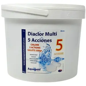 Chlore 5 Actions Galets de 200G 5KGVendu parcdiscount