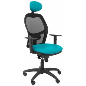 Piqueras Y Crespo (PIQU7) Chaise de bureau avec appui-tête Jorquera Malla P&C SNSPVEC Green pas cher