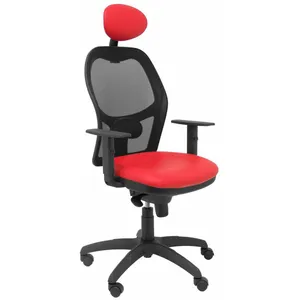 Piqueras y Crespo Chaise de bureau avec appui jorquera malla p & c snsprjc rouge pas cher