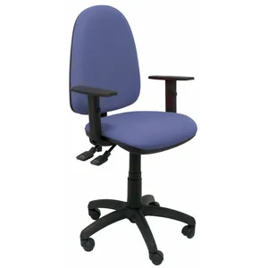 Chaise de bureau Piqueras y Crespo Tribaldos avec accoudoirs réglables bleu clair pas cher