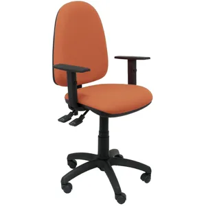 Chaise de bureau Piqueras y Crespo Tribaldos avec accoudoirs réglables marron pas cher