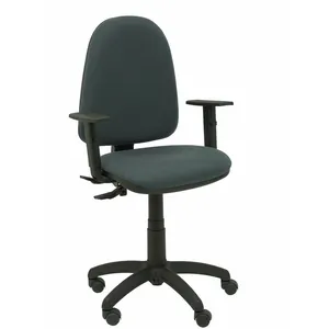 Chaise de bureau Piqueras y Crespo Tribaldos avec accoudoirs réglables gris foncé pas cher