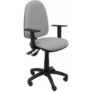 Chaise de bureau Piqueras y Crespo Tribaldos avec accoudoirs réglables gris pas cher