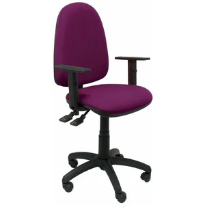 Piqueras y Crespo Tribaldos Chaise de bureau avec accoudoirs réglables Violet pas cher