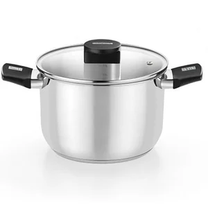Monix - pan elite inox M240220/ 20CM/ 4L/ acier inoxydable/ induction safe pas cher