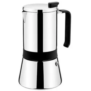 Cafetière italienne monix m770010 (10 tasses) acier inoxydable pas cher