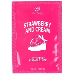 Secret Play Monodosis Lubricante Fresas y Nata 10ml pas cher