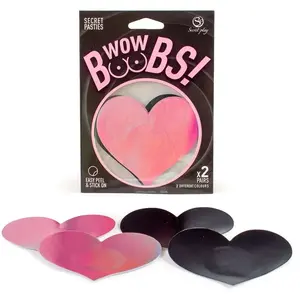 Comparateur de prix : Cache-tétons coeur Wow Boobs - Secret Play