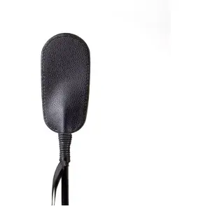 SECRETPLAY Fouet en Cuir Végétalien Noir pour Jeu de Rôle et Sensation... pas cher