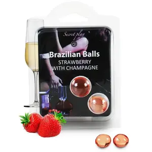 Comparateur de prix : Secret Play Set 2 Balles Brésiliennes Fraise Cava Aroma 8 Gr