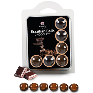 Secretplay Set boules brésiliennes Chocolat 6 pièces pas cher
