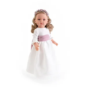 Antonio Juan Poupée Bella Rubia Communion Comprend Bandeau Et Chaussures 45 Cm pas cher