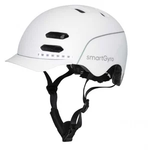 SMARTGYRO SG27-250 White, L Unisex-Adult, Smart Helmet L Blanc, L pas cher