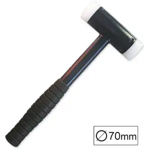 Marteau en nylon anti-rebond Ø70mm. JBM 52427Vendu paramazon