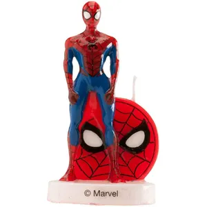 Dekora Spiderman 346205 Bougie Figurine 3D, Cire, Multicolore, 5 x 2 x 8 cm pas cher