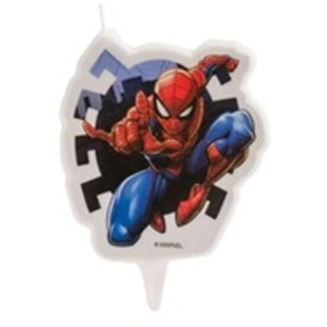GENERIQUE Bougie anniversaire Spiderman 7,5 cm pas cher