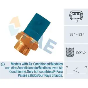 Comparateur de prix : Fae 36260 - Interrupteur de température, ventilateur de radiateur