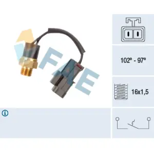 Comparateur de prix : FAE Interrupteur de température, ventilateur de radiateur 37520